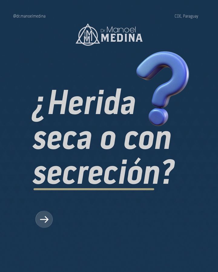 Muchas personas se preocupan cuando ven secreción en una herida.  Y con razón: a veces es parte del proceso, p